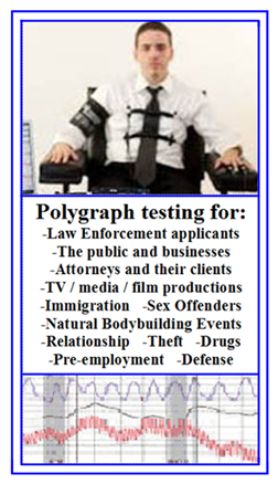 schedule a polygraph test in the Antelope Valley